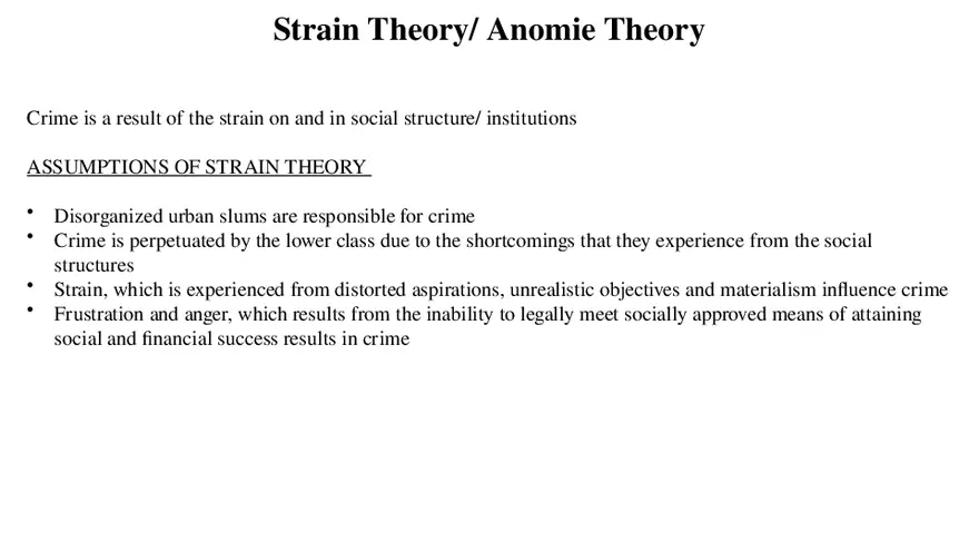 Theories of Crime Unit 3 Part 1 - Page 9