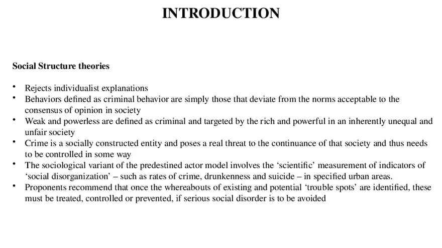 Theories of Crime Unit 3 Part 1 - Page 3