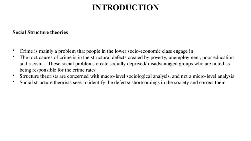 Theories of Crime Unit 3 Part 1 - Page 5