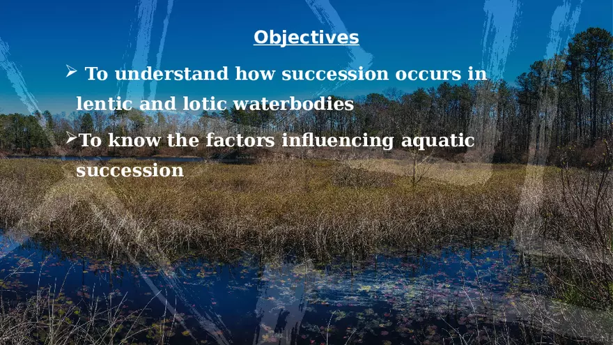 Aquatic Succession In Lentic and Lotic Water - Page 2