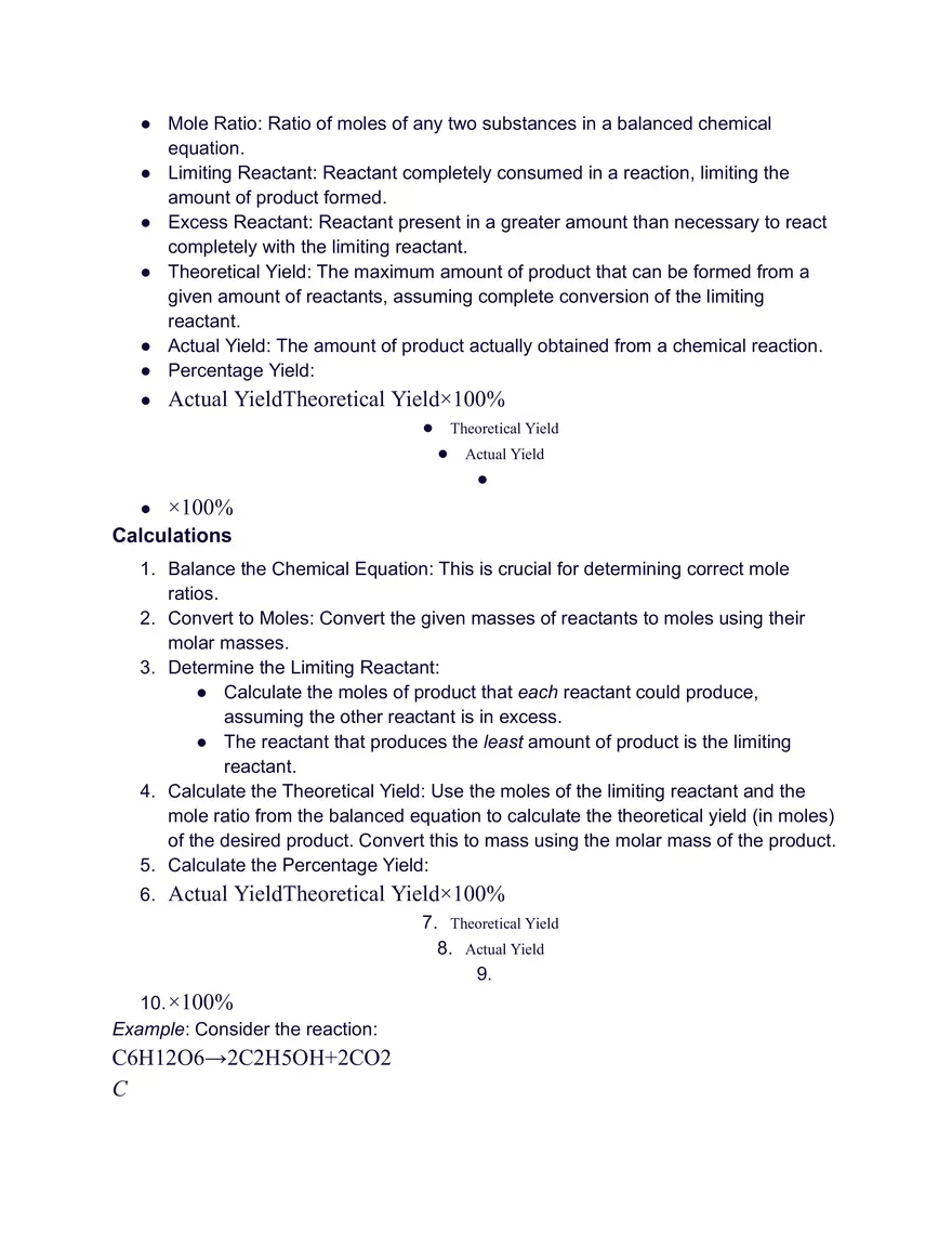 The Mole, Chemical Formulas, and Stoichiometry - Page 8