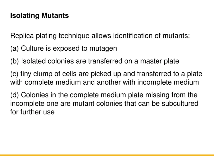 An Introduction to Microbial Genetics Lecture Part 9 - Page 5