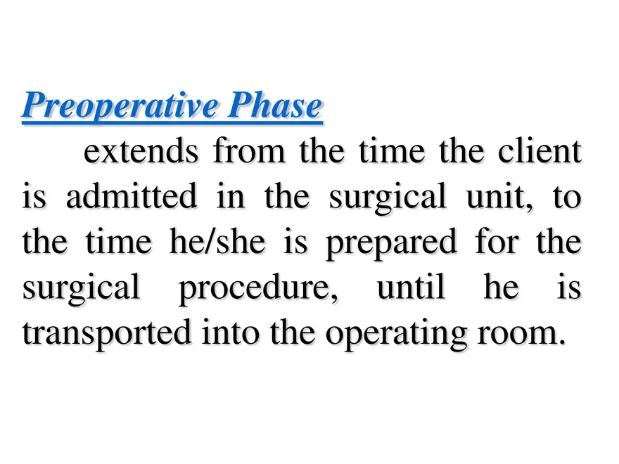 Comprehensive Overview of Perioperative Nursing Care - Page 4
