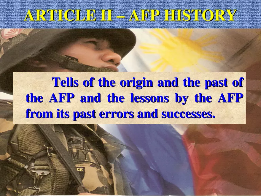 AFP Code of Ethics Lecture 2 - Page 1