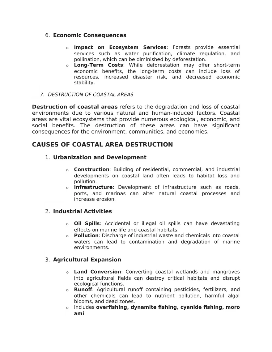 Foundations of Environmental Science Study Guide 2 - Page 8