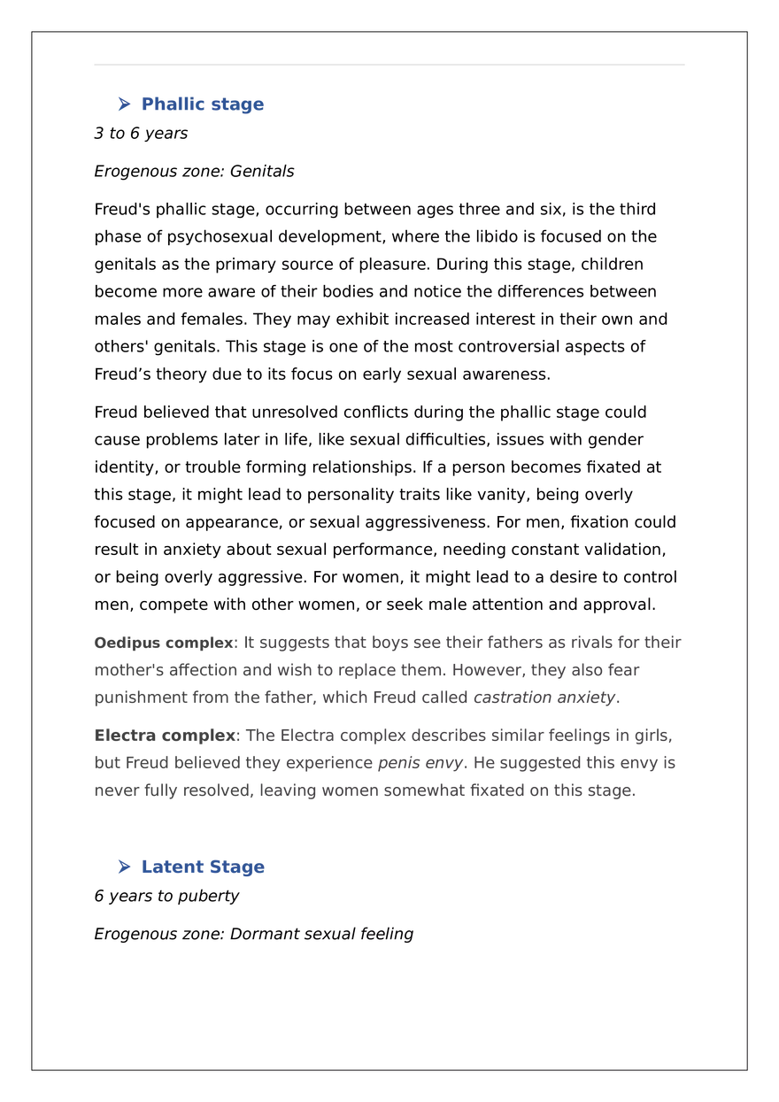 Freudian Understanding of Personality and its Mechanism - Page 5