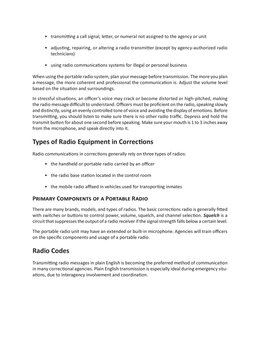Radio Communication Procedures - Page 2