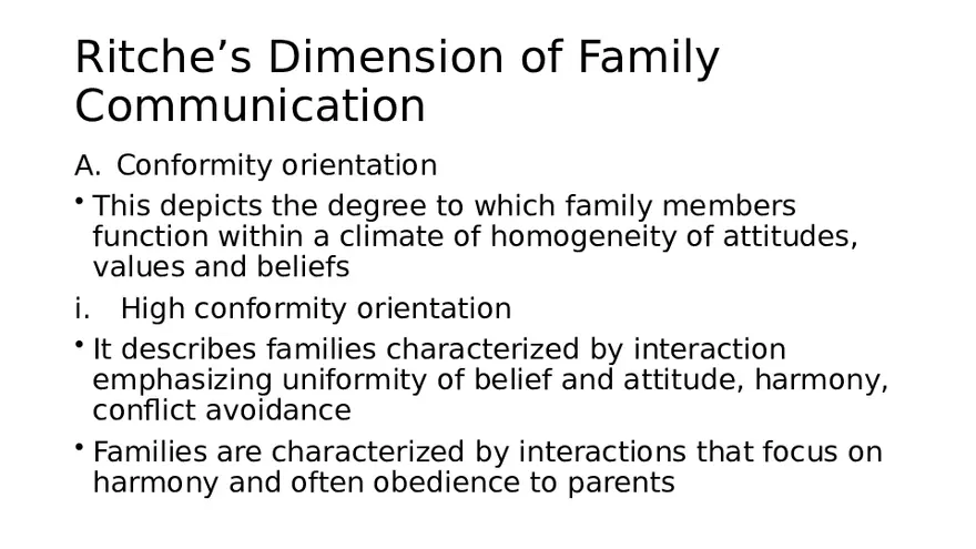 Family Communication Pattern Theory - Page 8