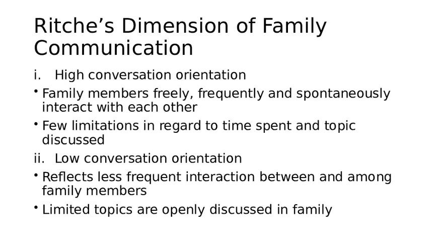 Family Communication Pattern Theory - Page 10