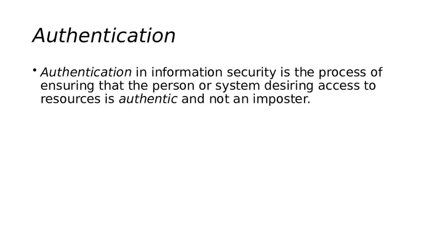 Authentication in Information Security Part 1 - Page 2