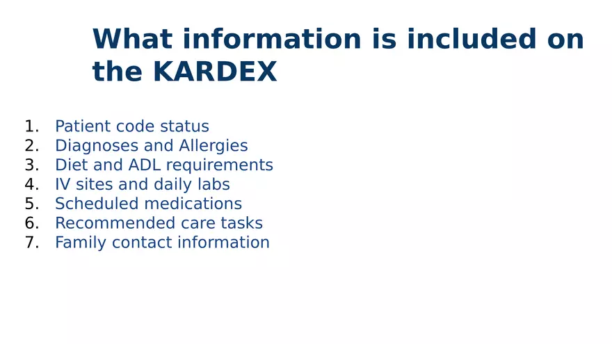 Kardex, Medical Abbreviation, Medication Chart - Page 15