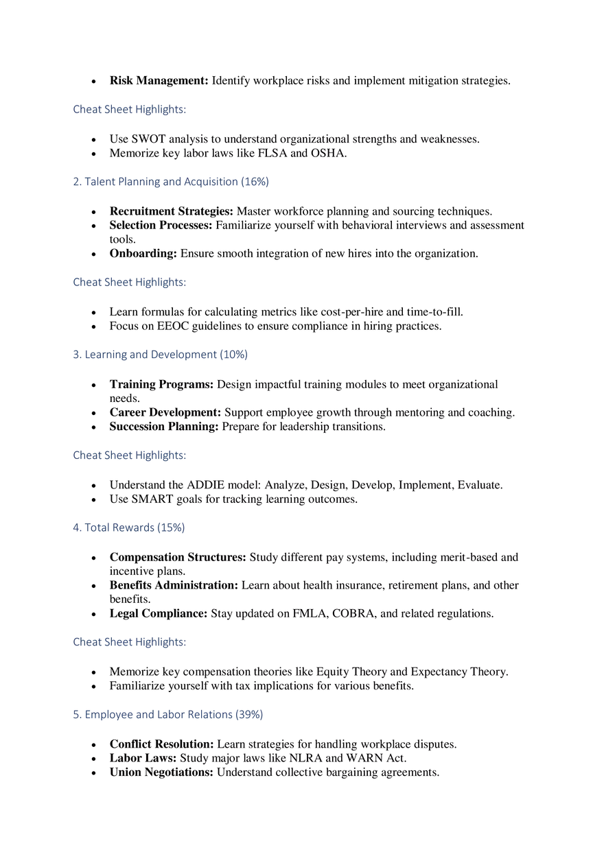 What is the PHR Certification - Page 2