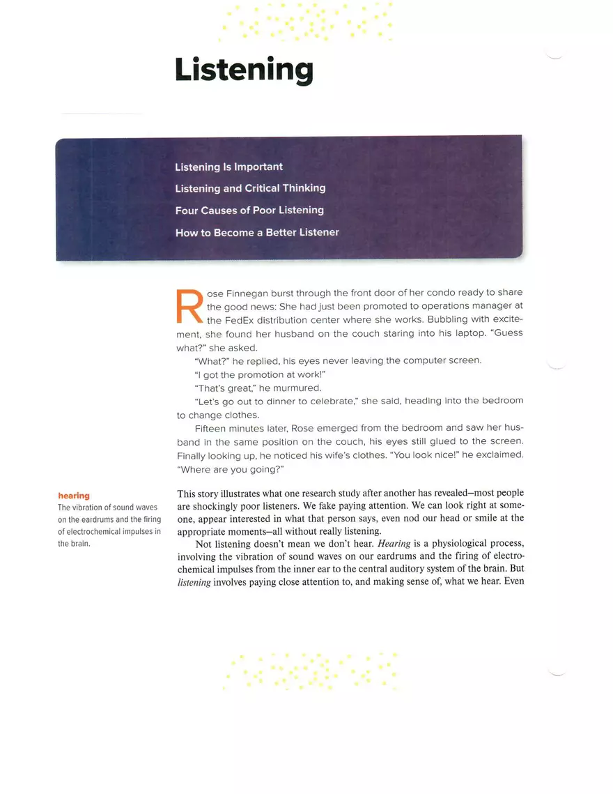 Listening is Important - Page 1