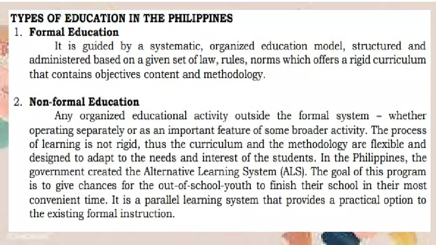Functions and Importance of Education in the Society - Page 5