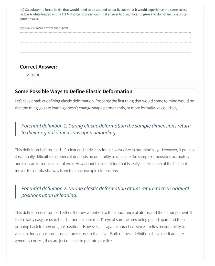 Elastic Behaviour: More Than Just - Page 13