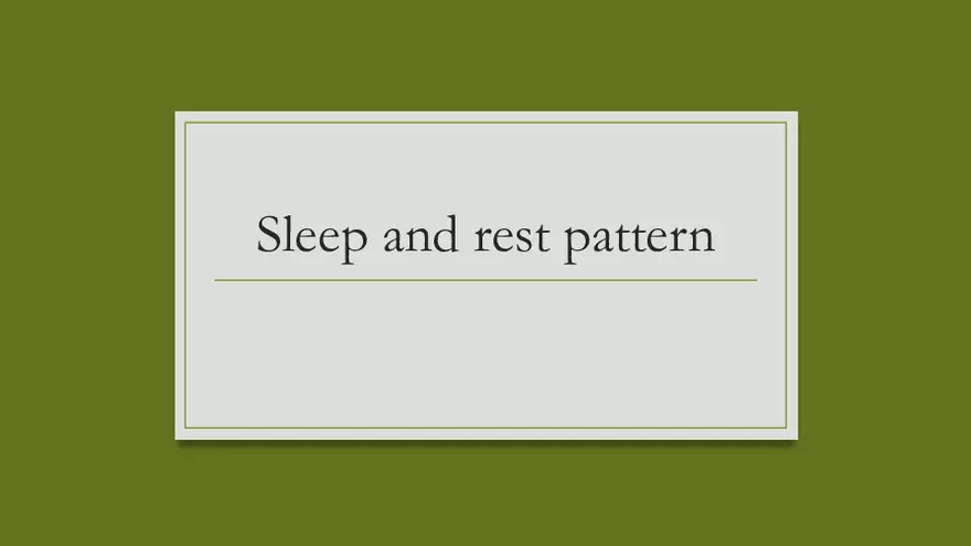 Activity Exercise Pattern - Page 5