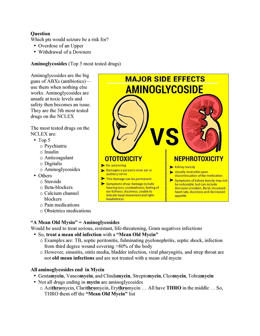 Nursing Exam Review Lecture 2 Alcoholism - Page 6