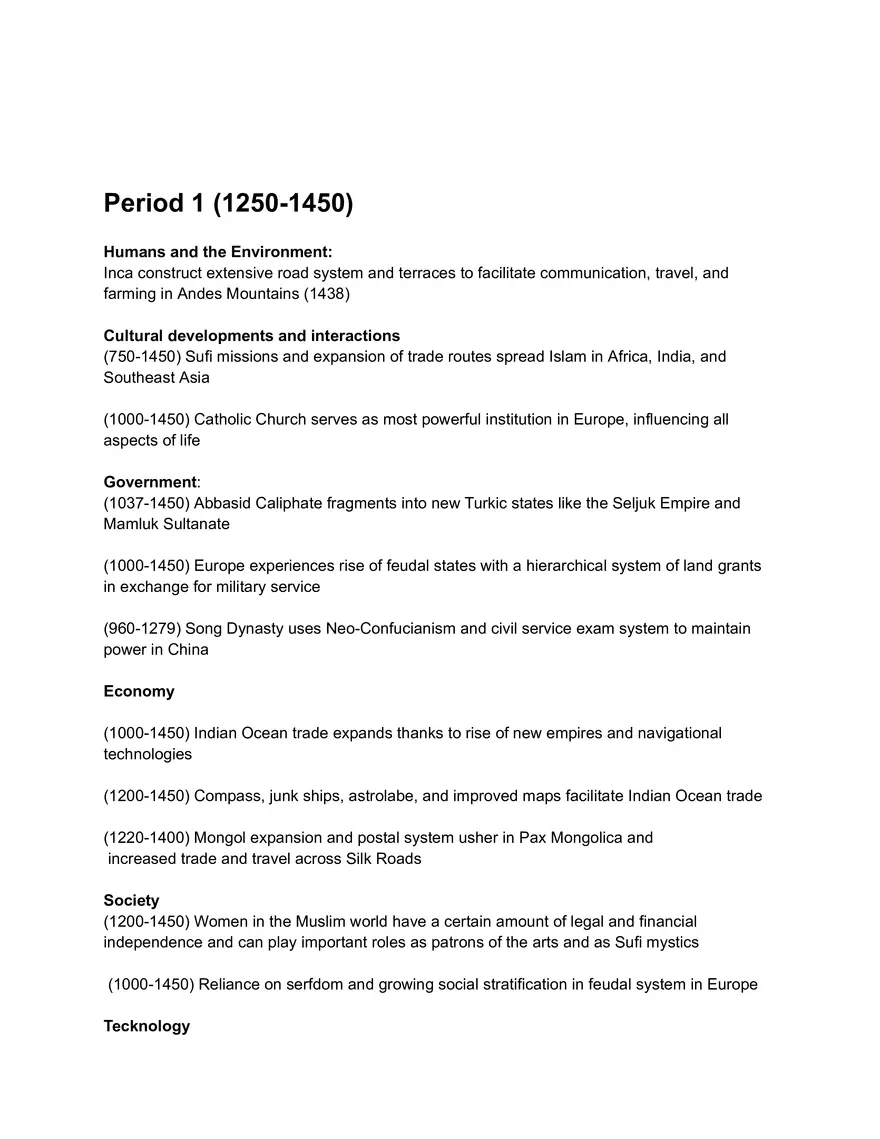 Period 1 (1250-1450) - Page 1