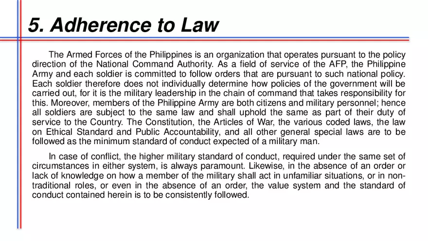 Standards of Conduct of a Soldier - Page 13