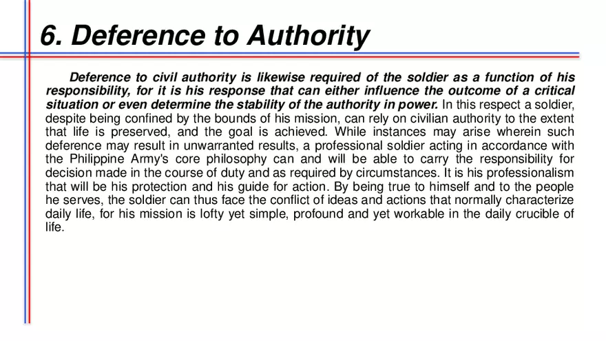 Standards of Conduct of a Soldier - Page 5