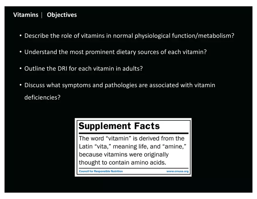 Nutrition - Water-soluble Vitamins (Chapter 8) - Page 2