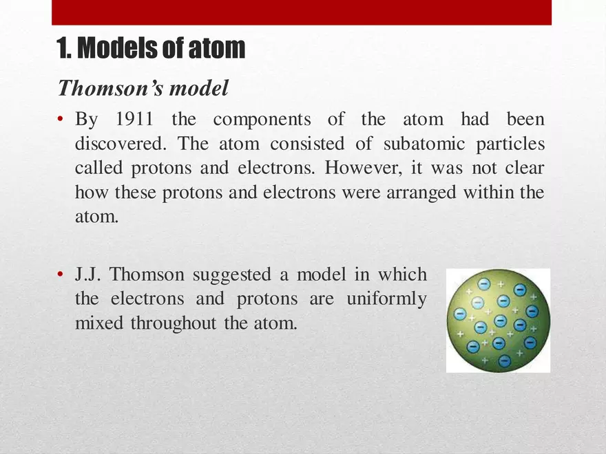 Models of Atom Lecture 1 - Page 3