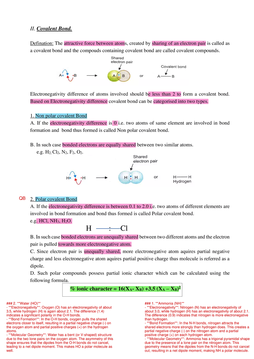 Unit 1 - Chemical Bonding - Page 3