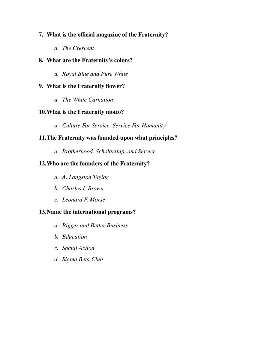 History and Structure of Phi Beta Sigma Fraternity - Page 2