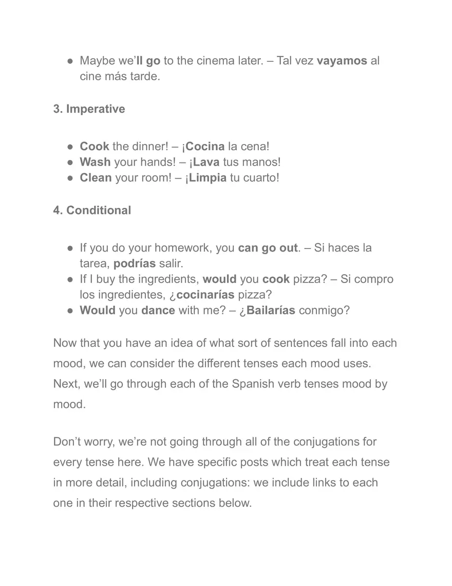 Four Spanish Moods for Conjugation - Page 2