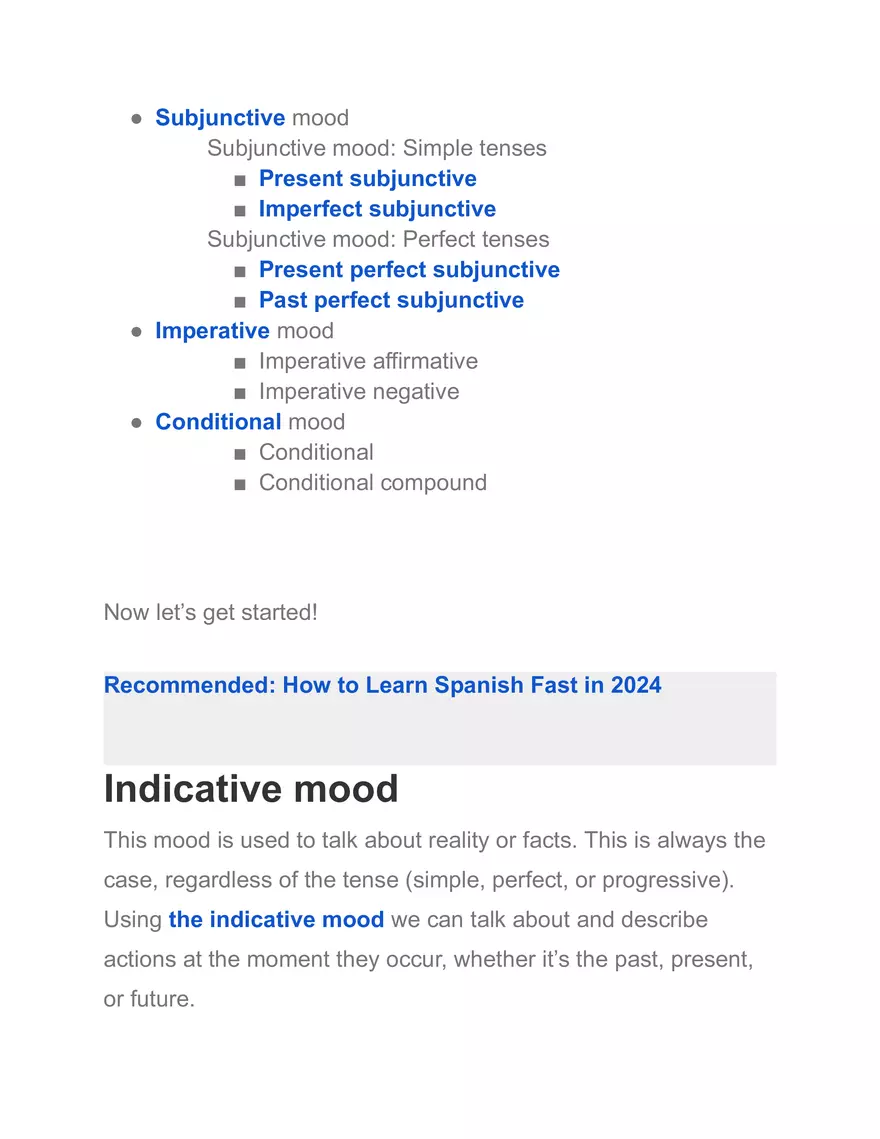 Four Spanish Moods for Conjugation - Page 4