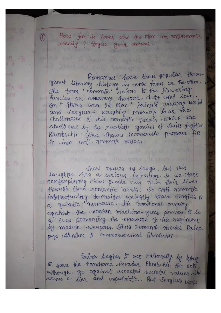 How Arms and the Man Is an Anti-Romantic Comedy - Page 2