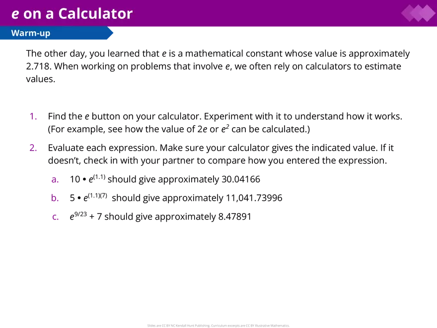 Unit 4 - Exponential Functions and Equations - Page 2