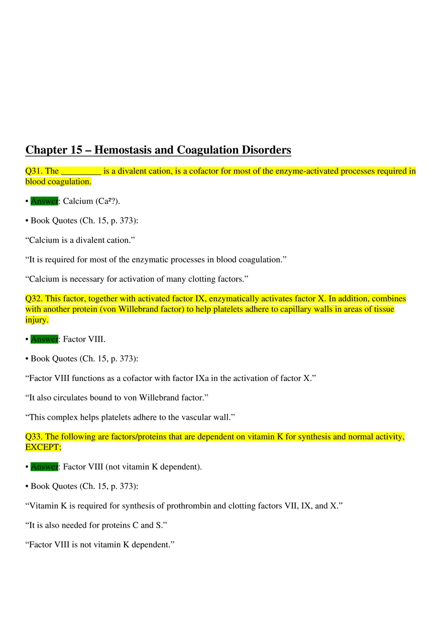 Immunity, Hypersensitivity, and Autoimmunity Quiz #2 - Page 8
