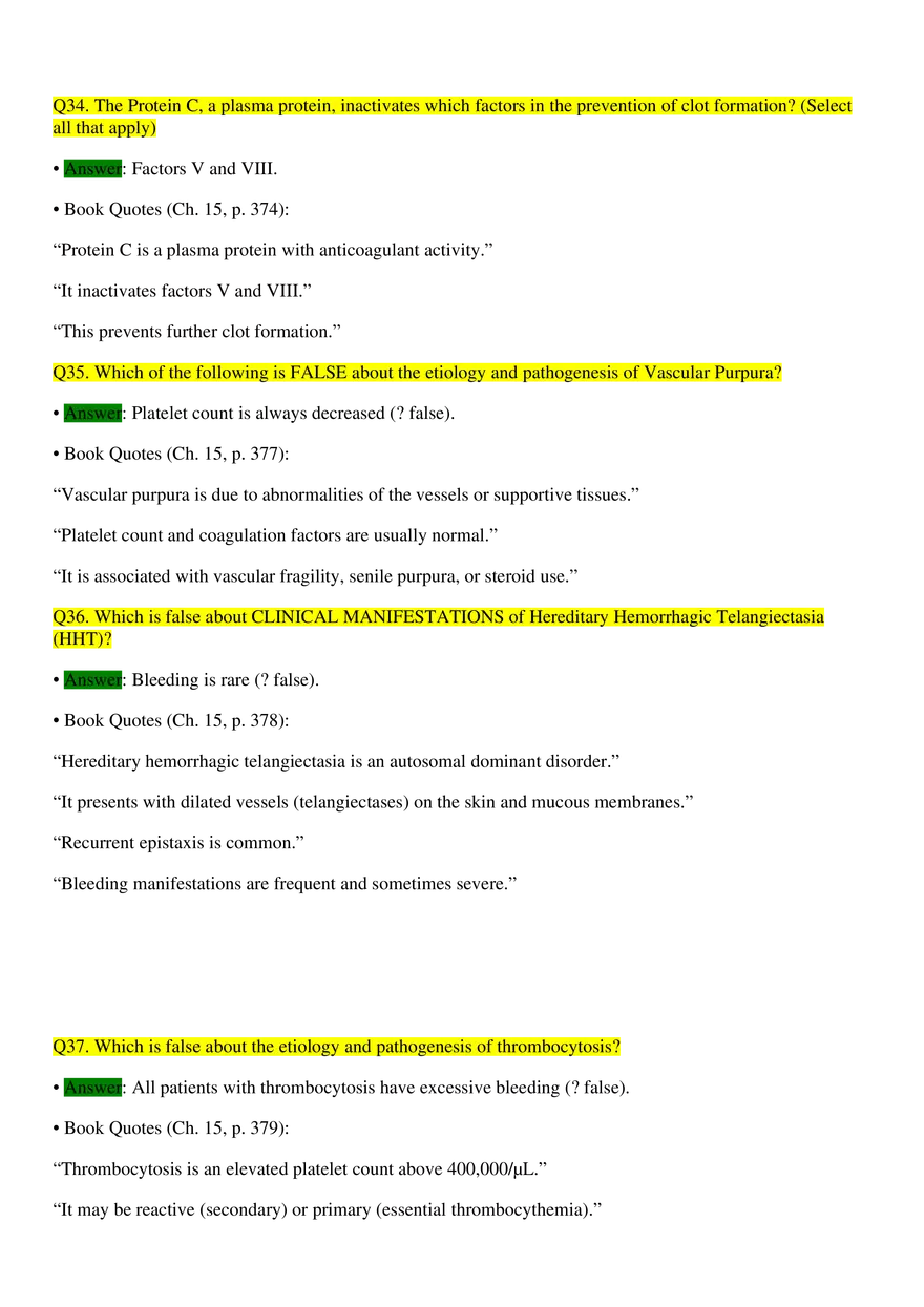Immunity, Hypersensitivity, and Autoimmunity Quiz #2 - Page 9