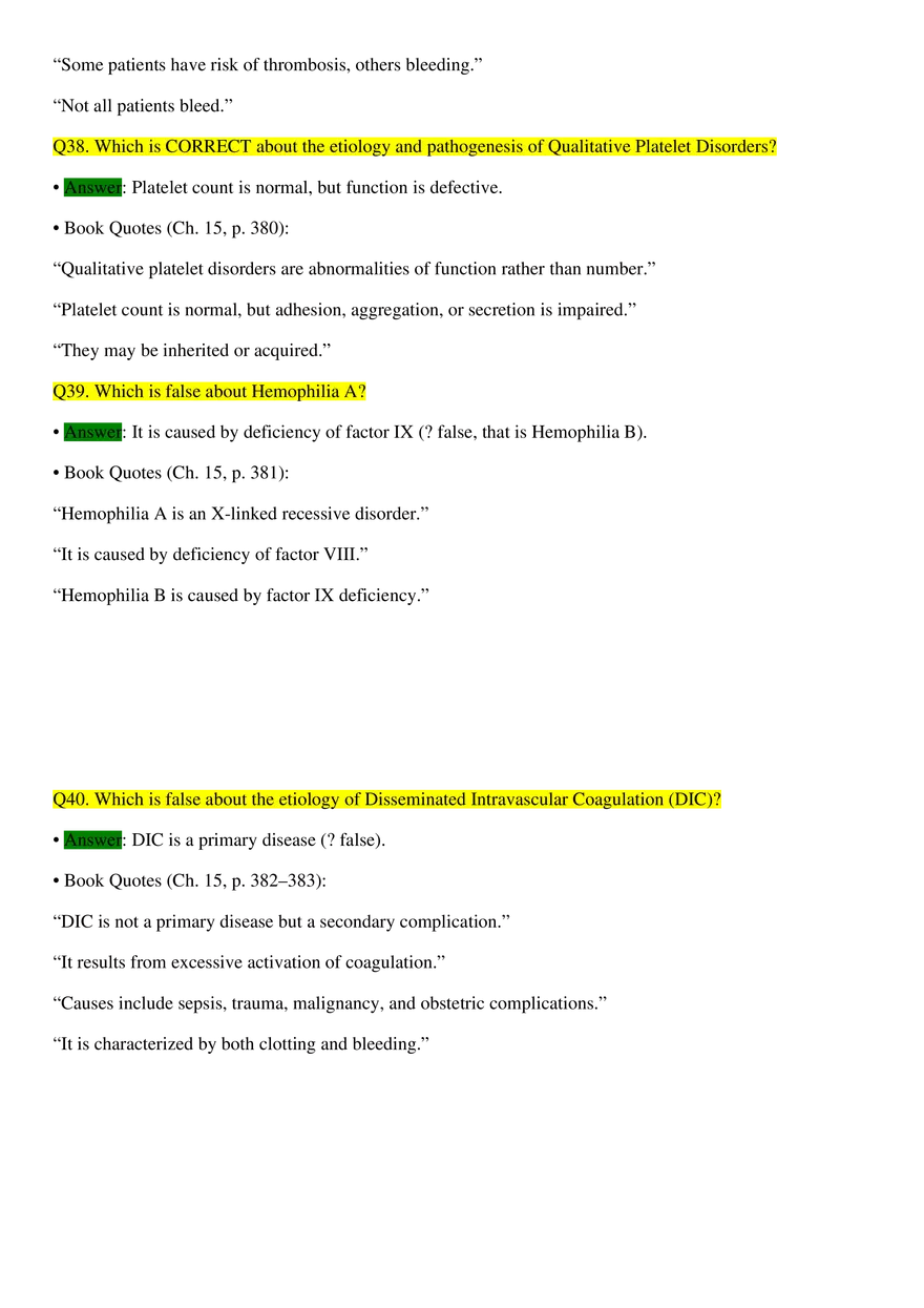 Immunity, Hypersensitivity, and Autoimmunity Quiz #2 - Page 10