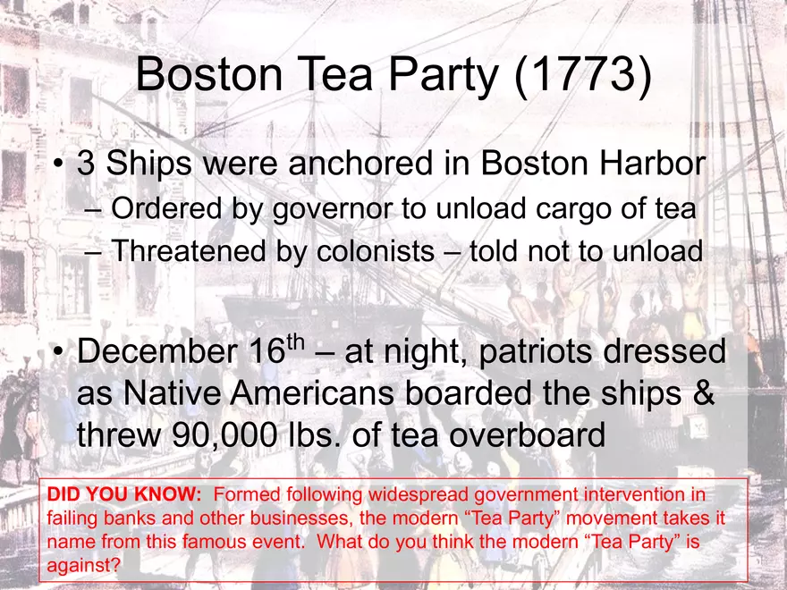 Causes of the American Revolution - Page 15