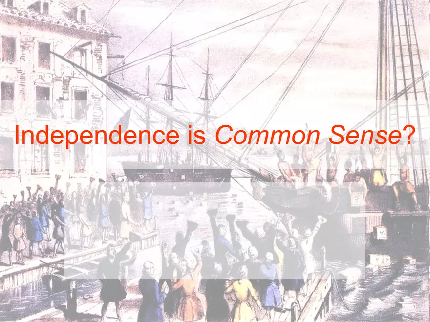 Causes of the American Revolution - Page 23