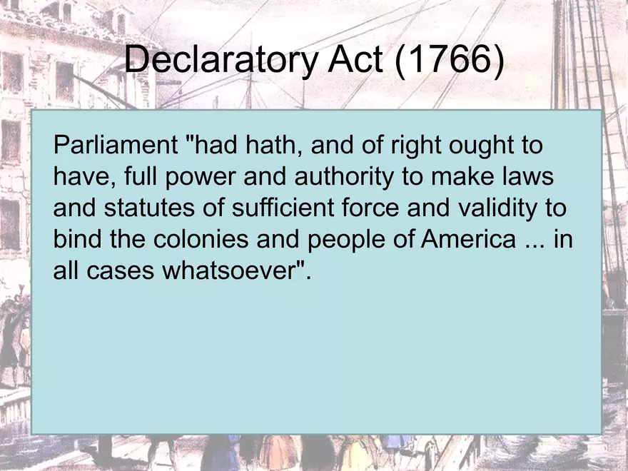 Causes of the American Revolution - Page 5