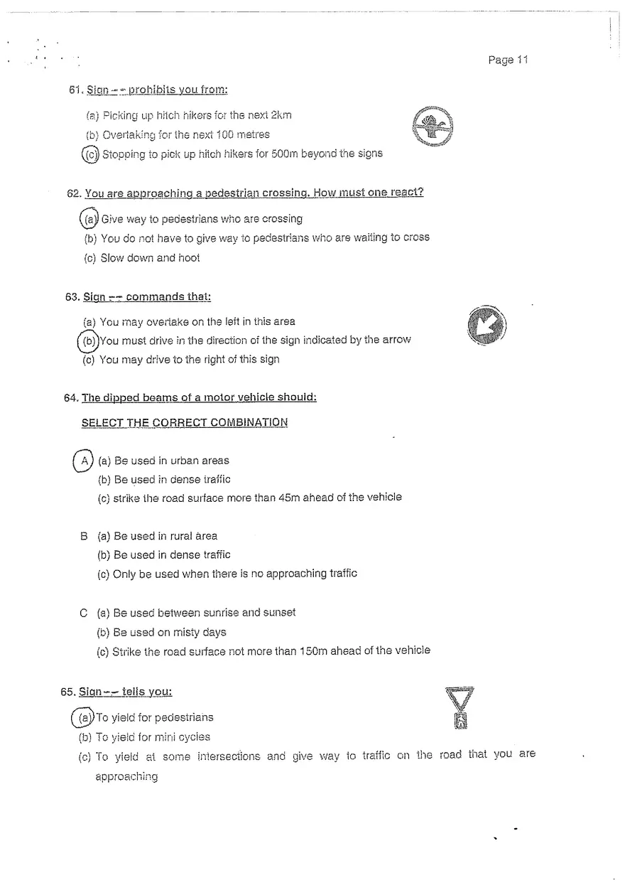 Driving Regulations and Road Safety Guidelines - Page 5
