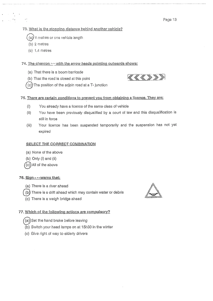 Driving Regulations and Road Safety Guidelines - Page 6