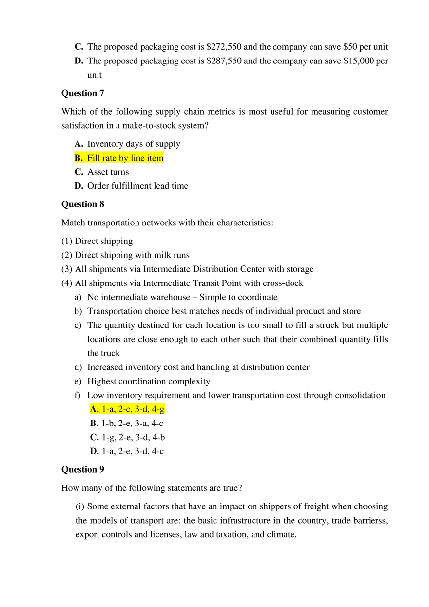 Supply Chain and Distribution Strategy Assessment - Page 3