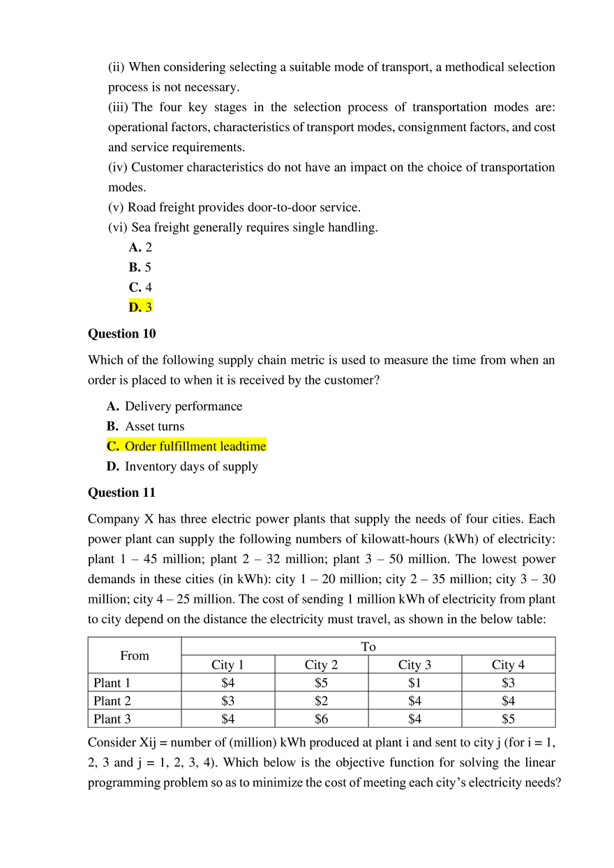 Supply Chain and Distribution Strategy Assessment - Page 4