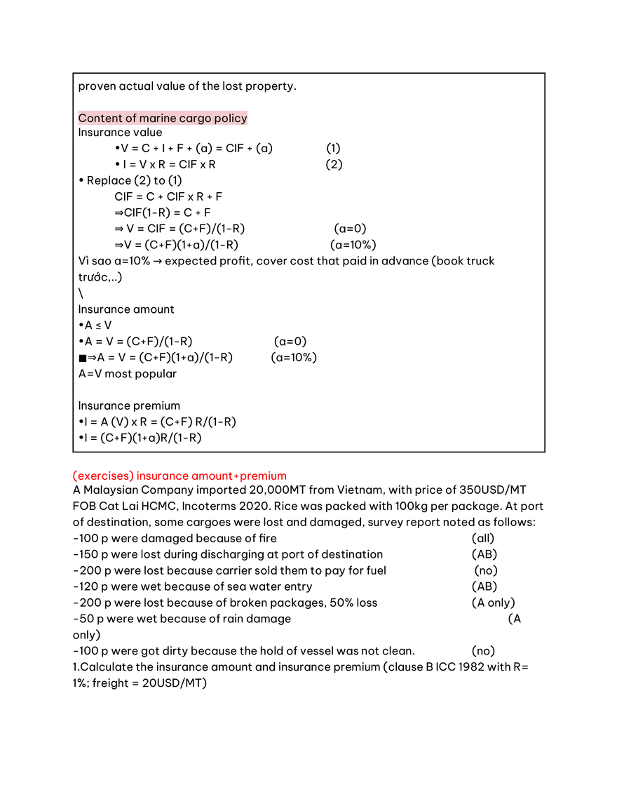 Marine Insurance Study Guide Part 3 - Page 7