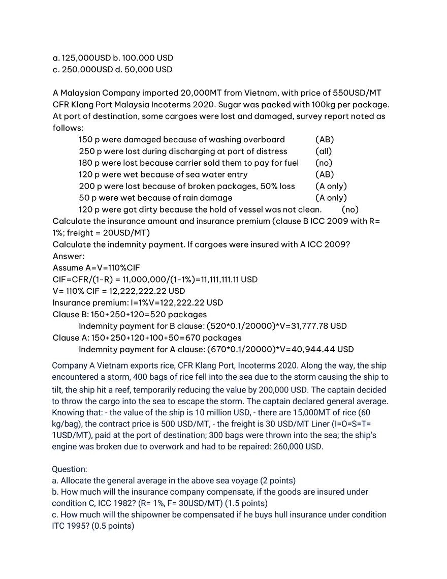 Marine Insurance Study Guide Part 3 - Page 9