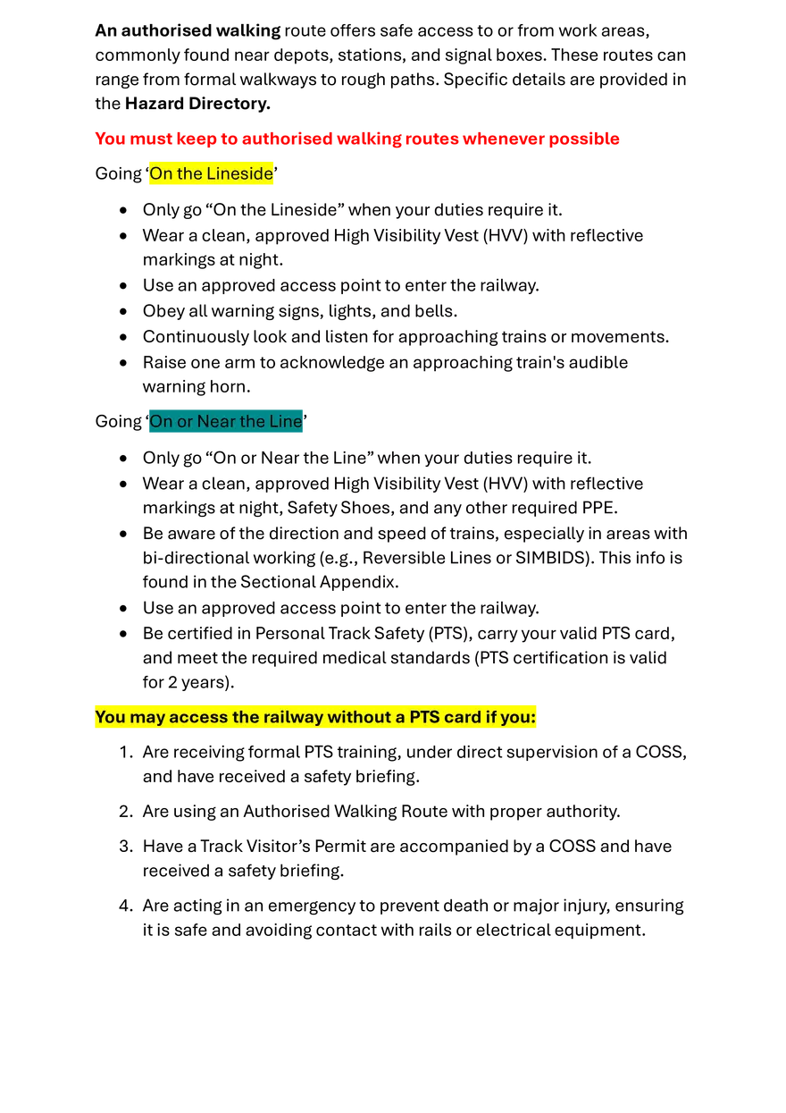 PTS Personal Track Safety - Page 4