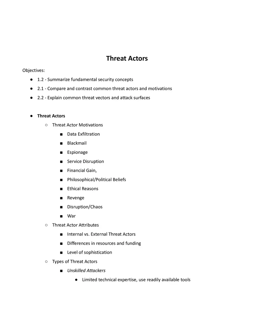 Threat Actors Guide - Page 1