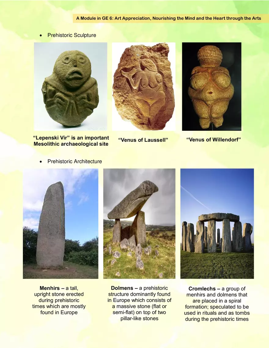 Art Appreciation, Nourishing the Mind and the Heart through the Arts - Page 4