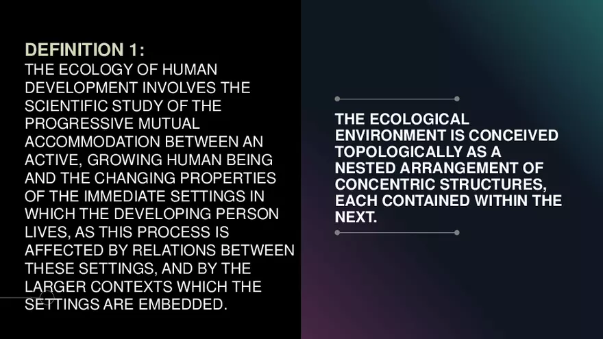 The Ecology of Human Development - Page 1