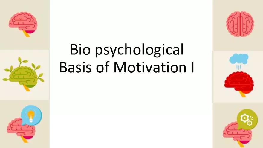 Basis of Motivation - Page 1