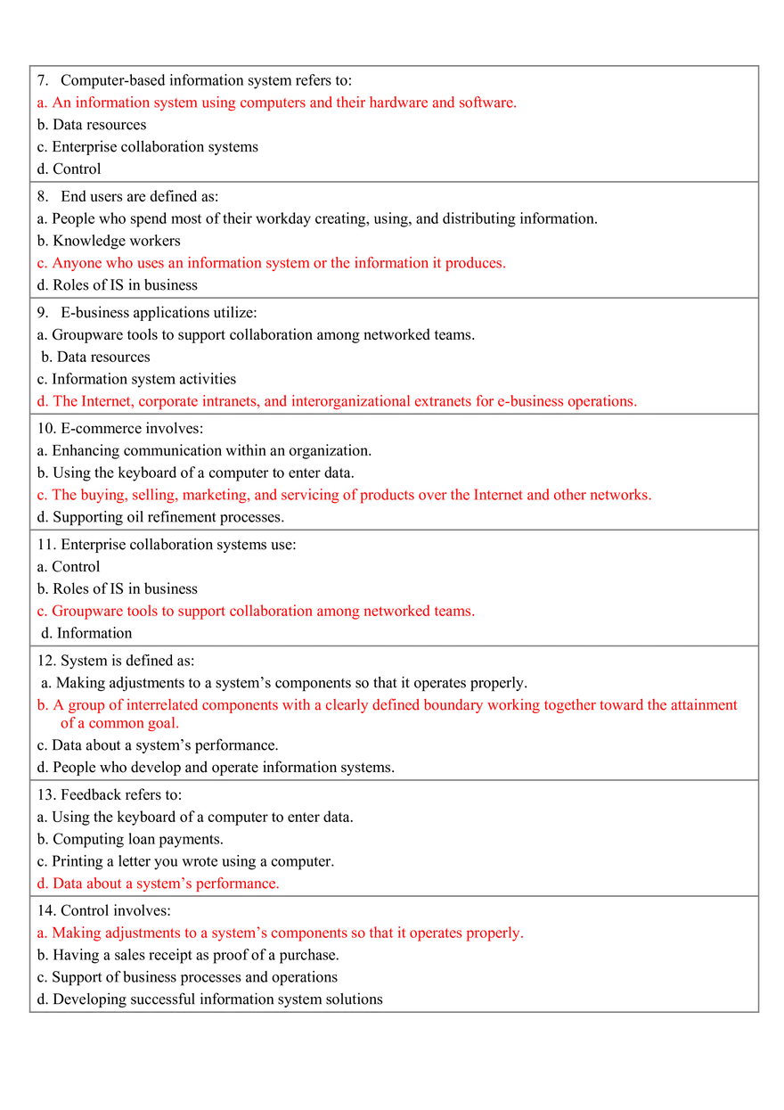 Information Systems Business Applications and Support - Page 2